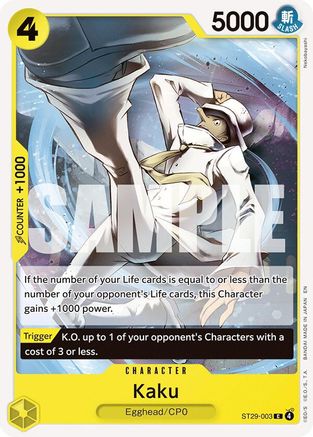 Kaku (ST29-003) - Starter Deck 29: Egghead