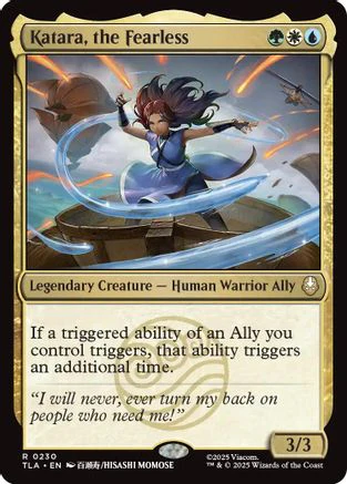 Katara, the Fearless (TLA-230) - Avatar: The Last Airbender Foil
