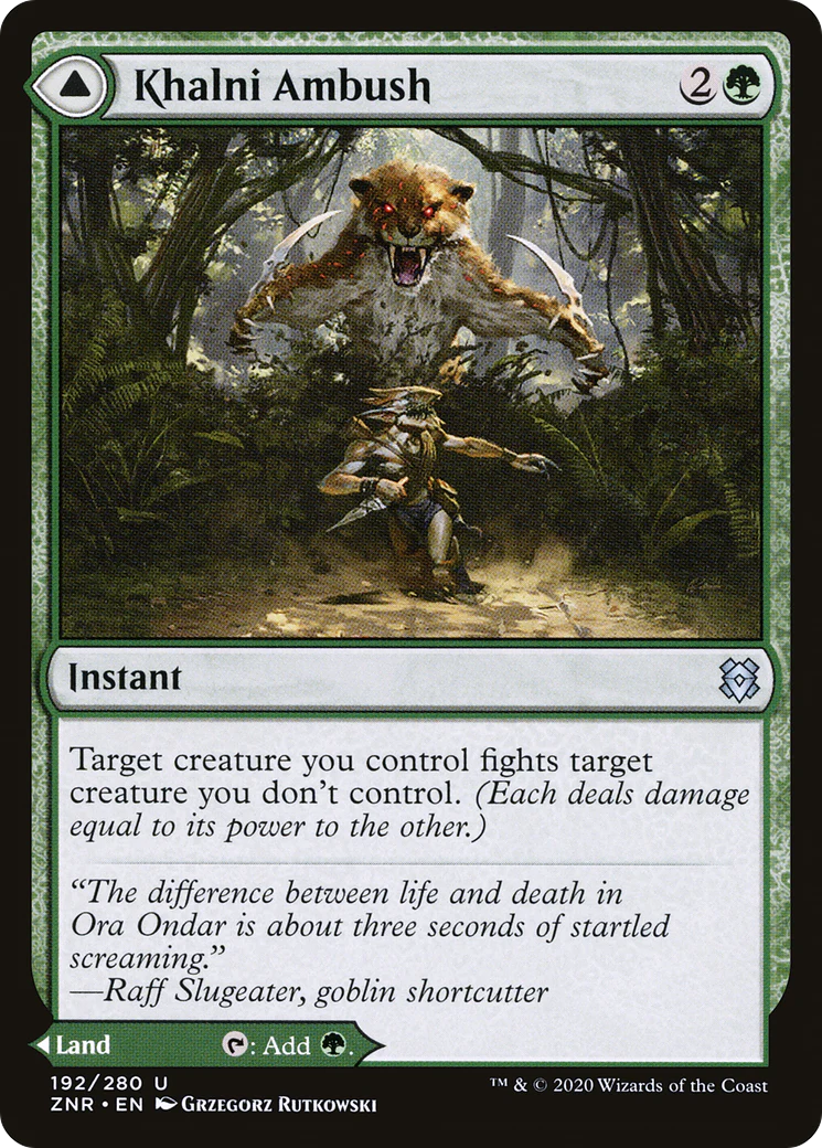 Khalni Ambush // Khalni Territory (ZNR-192) - Zendikar Rising - Image 4