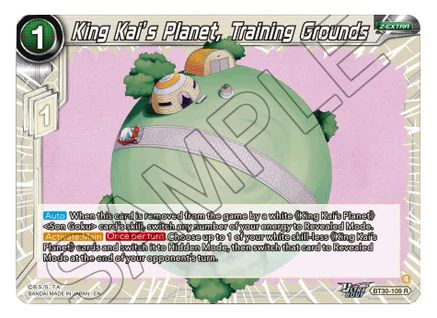 King Kai's Planet, Training Grounds (BT30-109) - Three Glorious Fighters
