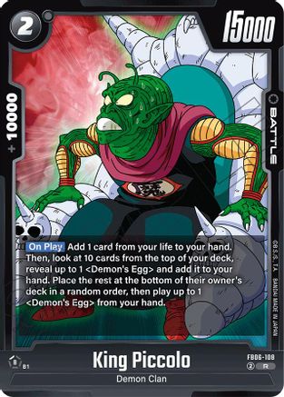 King Piccolo - FB06-108 (FB06-108) - Rivals Clash