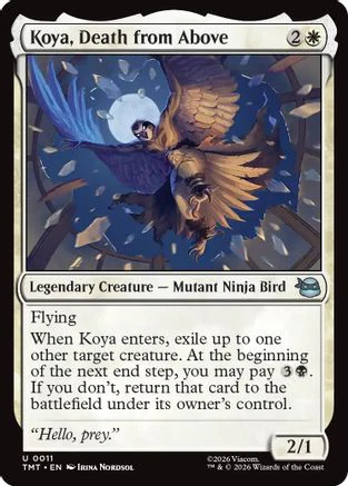 Koya, Death from Above (TMT-011) - Teenage Mutant Ninja Turtles Foil