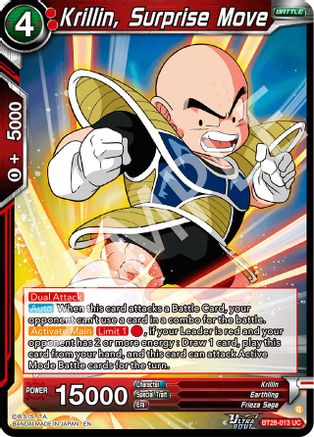 Krillin, Surprise Move (BT28-013) - Prismatic Clash