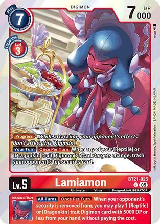 Lamiamon (BT21-025) - World Convergence