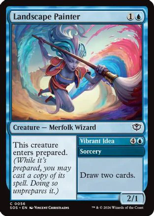 Landscape Painter (SOS-056) - Secrets of Strixhaven Foil