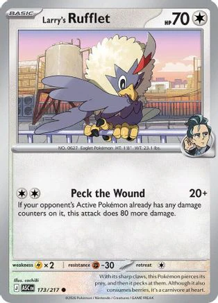Larry's Rufflet 173 - ME Ascended Heroes Reverse Holofoil