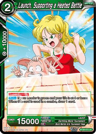 Launch, Supporting a Heated Battle (BT28-072) - Prismatic Clash
