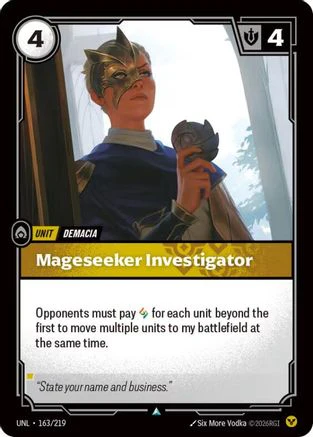 Mageseeker Investigator (163/219) - Unleashed