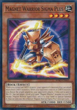 Magnet Warrior Sigma Plus (BPRO-EN005) - Burst Protocol 1st Edition