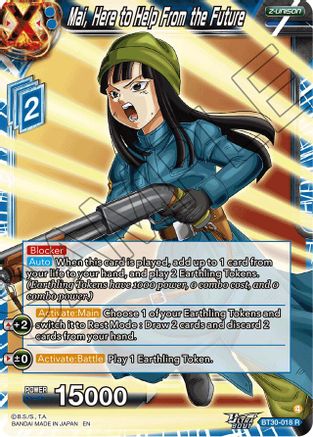 Mai, Here to Help From the Future (BT30-018) - Three Glorious Fighters Foil