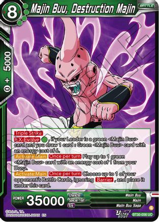 Majin Buu, Destruction Majin (BT30-056) - Three Glorious Fighters
