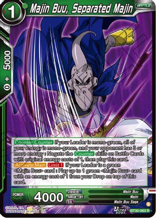 Majin Buu, Separated Majin (BT30-063) - Three Glorious Fighters