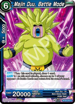Majin Duu, Battle Mode (BT28-043) - Prismatic Clash