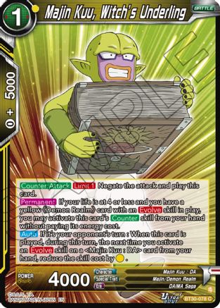 Majin Kuu, Witch's Underling (BT30-078) - Three Glorious Fighters