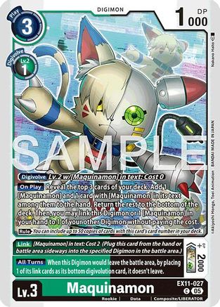 Maquinamon (EX11-027) - Dawn of Liberator