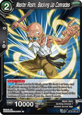 Master Rashi, Backing Up Comrades (BT30-092) - Three Glorious Fighters Foil