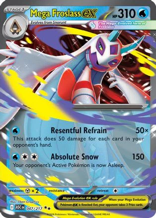 Mega Froslass ex - 047/217 47 - ME Ascended Heroes Holofoil