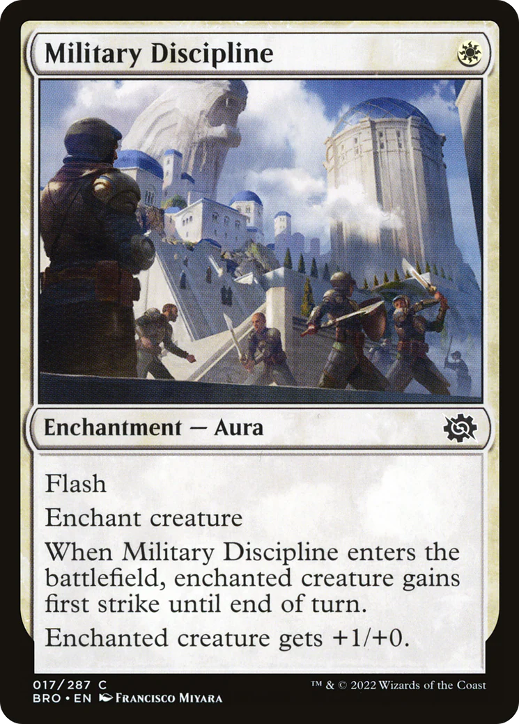 Military Discipline (BRO-017) - The Brothers' War Foil