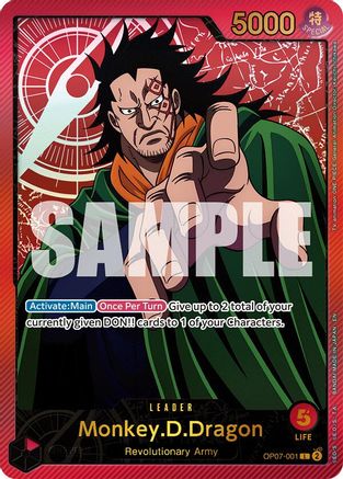 Monkey.D.Dragon (SPR) (OP07-001) - Extra Booster: Anime 25th Collection