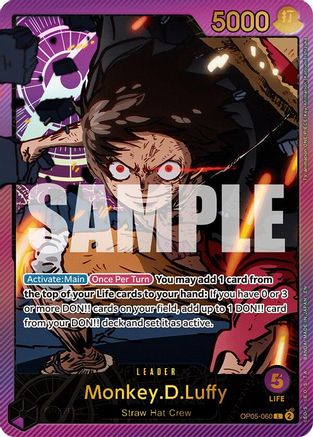 Monkey.D.Luffy (SPR) (OP05-060) - Extra Booster: Anime 25th Collection