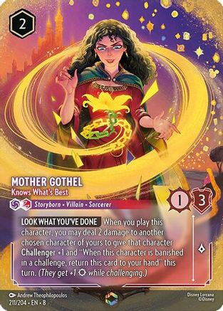 Mother Gothel - Knows What's Best (Enchanted) (211/204) - Reign of Jafar Holofoil
