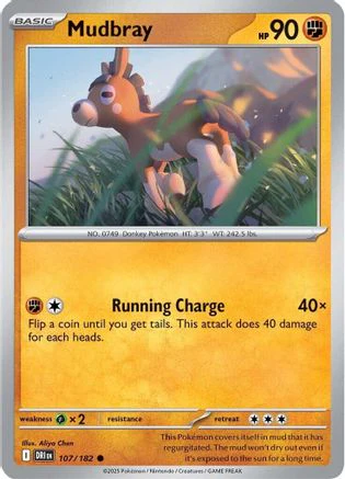 Mudbray 107 - SV10 Destined Rivals Reverse Holofoil