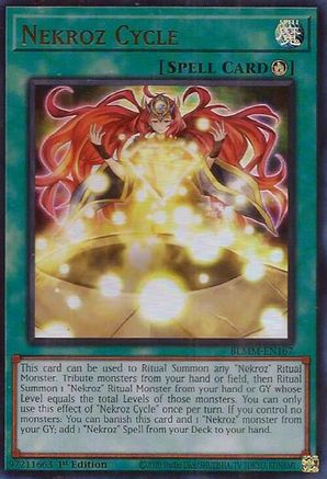 Nekroz Cycle (BLMM-EN167) - Battles of Legend: Monster Mayhem 1st Edition