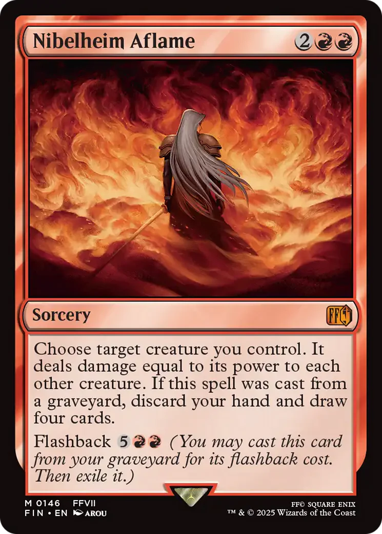 Nibelheim Aflame (FIN-146) - FINAL FANTASY Foil