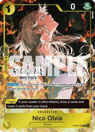 Nico Olvia (Regional Participation Pack 2025 Vol.1) (OP09-106) - One Piece Promotion Cards
