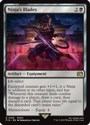 Ninja's Blades (FIN-108) - FINAL FANTASY