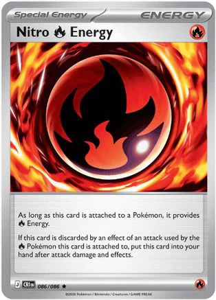 Nitro Fire Energy 86 - ME04 Chaos Rising Holofoil