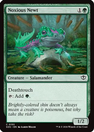 Noxious Newt (SOS-155) - Secrets of Strixhaven