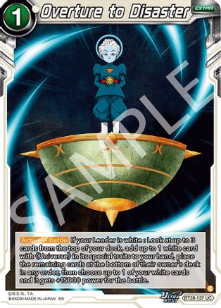 Overture to Disaster (BT28-137) - Prismatic Clash Foil