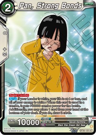 Pan, Strong Bonds (BT30-125) - Three Glorious Fighters