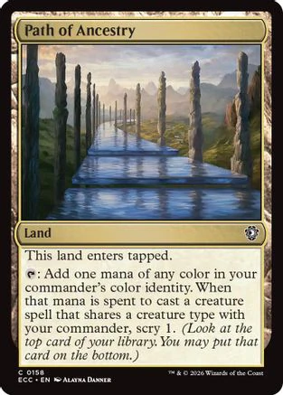 Path of Ancestry (ECC-158) - Commander: Lorwyn Eclipsed