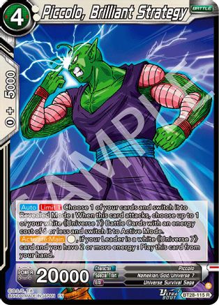 Piccolo, Brilliant Strategy (BT28-115) - Prismatic Clash