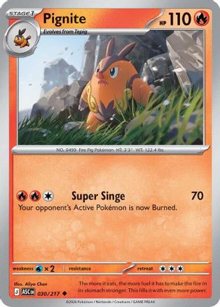Pignite 30 - ME Ascended Heroes Reverse Holofoil