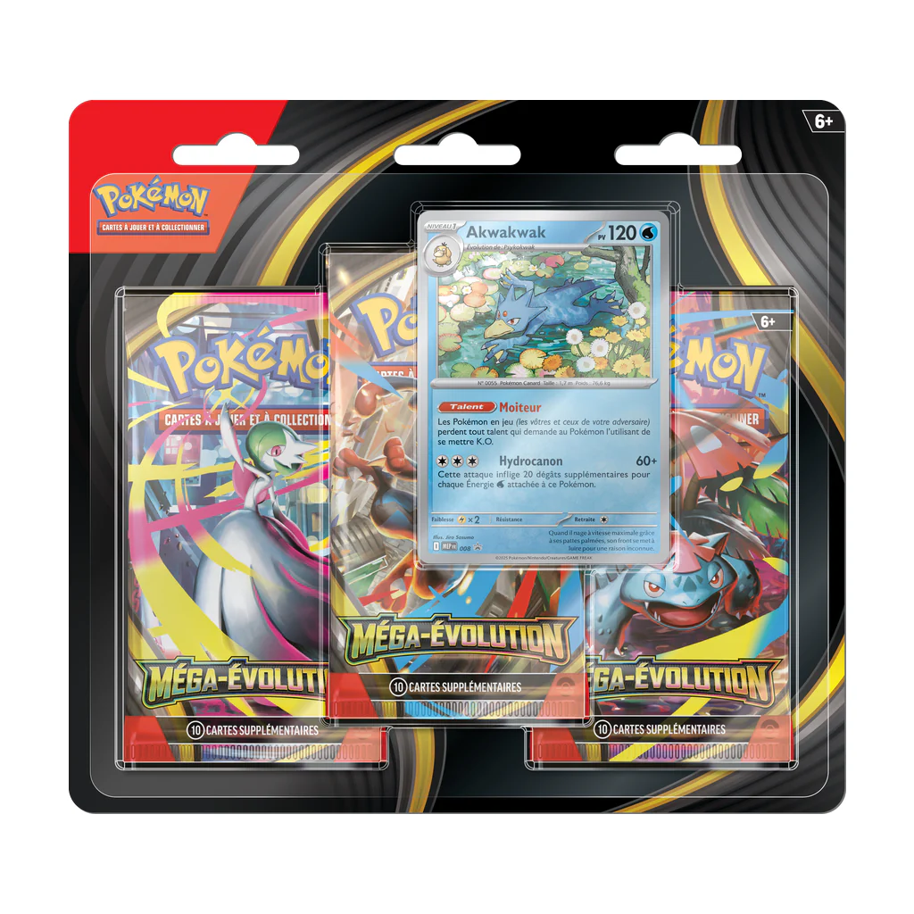 Pokemon - Mega Evolution Base Set - 3 Pack Blister (Golduck)