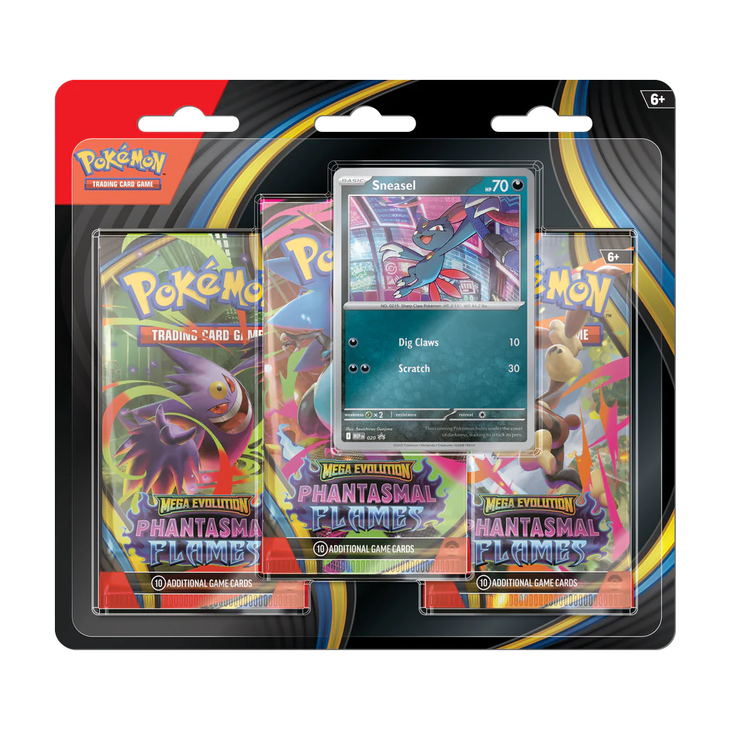 Pokemon - Phantasmal Flames - 3 Pack Blister (Sneasel)
