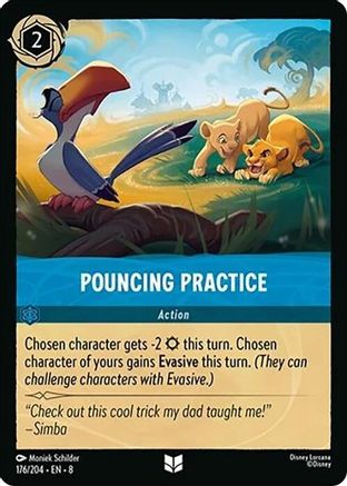 Pouncing Practice (176/204) - Reign of Jafar Cold Foil