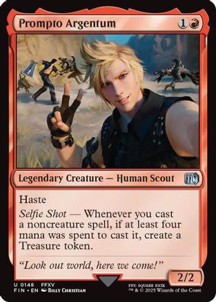 Prompto Argentum (FIN-148) - FINAL FANTASY Foil