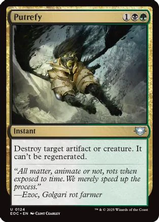 Putrefy (EOC-124) - Commander: Edge of Eternities