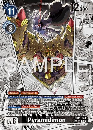Pyramidimon (SP) (EX11-044) - Dawn of Liberator Foil