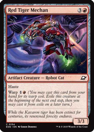 Red Tiger Mechan (EOE-154) - Edge of Eternities
