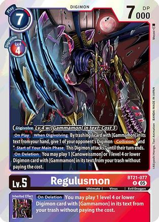Regulusmon (BT21-077) - World Convergence