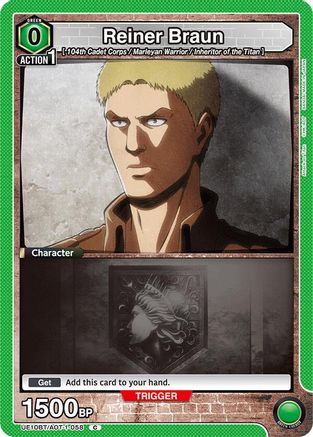 Reiner Braun (UE10BT/AOT-1-058) - UE10BT Attack on Titan