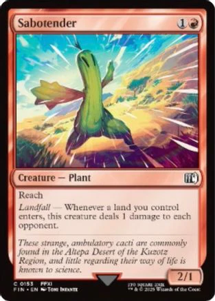 Sabotender (FIN-153) - FINAL FANTASY Foil