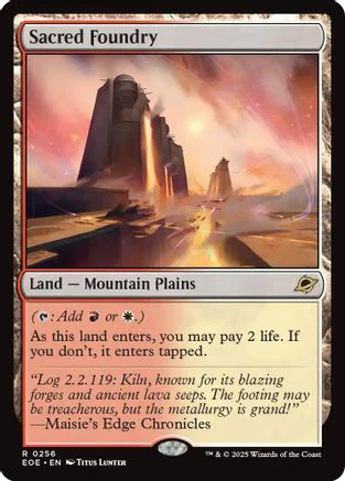 Sacred Foundry (EOE-256) - Edge of Eternities Foil
