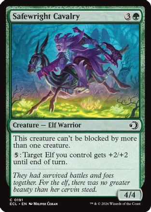 Safewright Cavalry (ECL-191) - Lorwyn Eclipsed