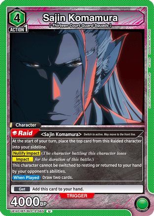 Sajin Komamura (UEX01BT/BLC-2-065) - UEX01BT BLEACH ThousandYear Blood War Vol2 Release Event Cards